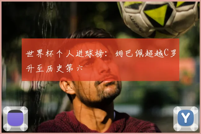 世界杯个人进球榜：姆巴佩超越C罗升至历史第六