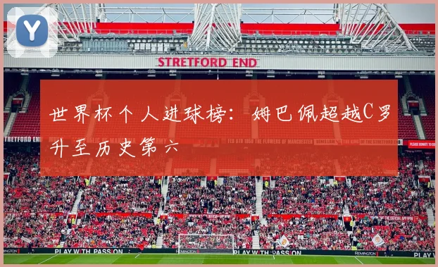 世界杯个人进球榜：姆巴佩超越C罗升至历史第六