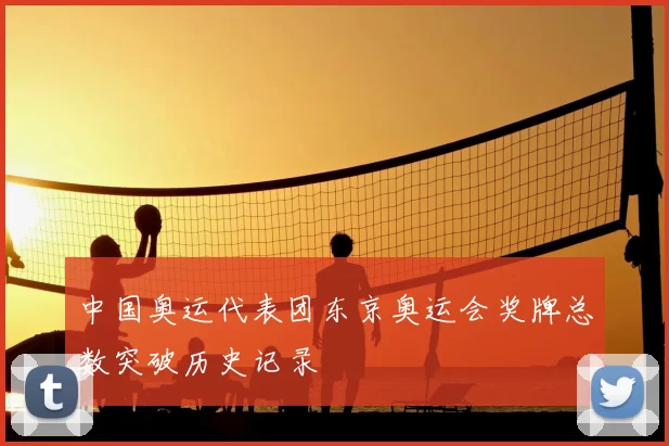 中国奥运代表团东京奥运会奖牌总数突破历史记录